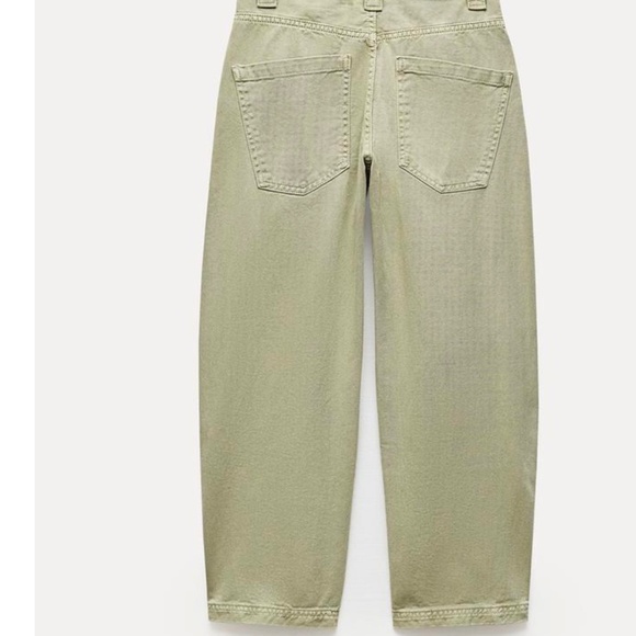 Zara cropped barrel leg jeans - Picture 5 of 7